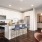open-concept living area with connected kitchen